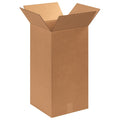 12 in x 12 in x 24 in Shipping Box, Kraft, Corrugate, Single Wall, 32 ECT