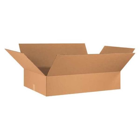 36 in x 24 in x 8 in Shipping Box, Kraft, Corrugate, Single Wall, 32 ECT