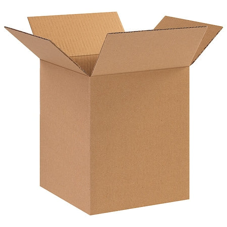 10 in x 10 in x 12 in Shipping Box, Kraft, Corrugate, Single Wall, 32 ECT