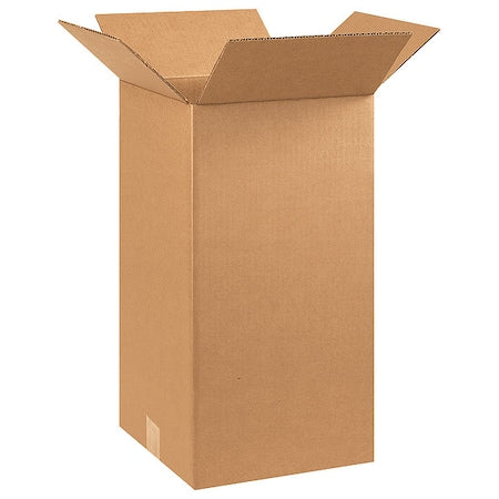 10 in x 10 in x 20 in Shipping Box, Kraft, Corrugate, Single Wall, 32 ECT