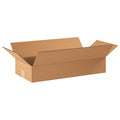 22 in x 10 in x 4 in Shipping Box, Kraft, Corrugate, Single Wall, 32 ECT
