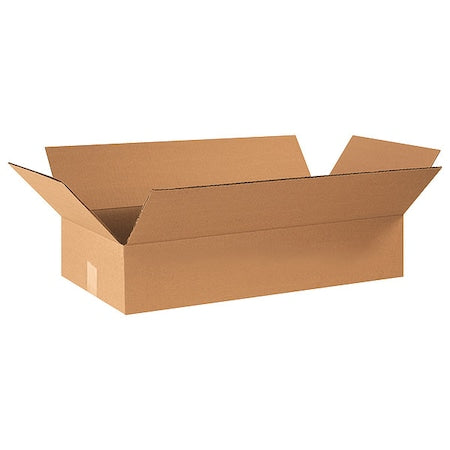 24 in x 12 in x 4 in Shipping Box, Kraft, Corrugate, Single Wall, 32 ECT