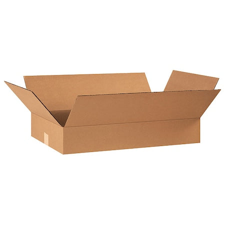 24 in x 14 in x 4 in Shipping Box, Kraft, Corrugate, Single Wall, 32 ECT