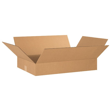 24 in x 16 in x 4 in Shipping Box, Kraft, Corrugate, Single Wall, 32 ECT