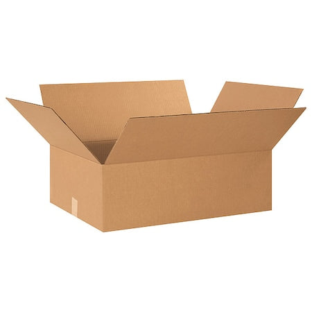 24 in x 18 in x 8 in Shipping Box, Kraft, Corrugate, Single Wall, 32 ECT