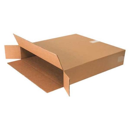 24 in x 5 in x 24 in Shipping Box, Kraft, Corrugate, Single Wall, 32 ECT