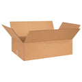 26 in x 15 in x 5 in Shipping Box, Kraft, Corrugate, Single Wall, 32 ECT