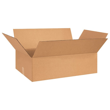 26 in x 15 in x 5 in Shipping Box, Kraft, Corrugate, Single Wall, 32 ECT