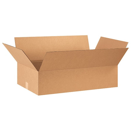 28 in x 16 in x 7 in Shipping Box, Kraft, Corrugate, Single Wall, 32 ECT