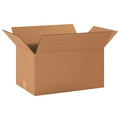 20 in x 12 in x 10 in Shipping Box, Kraft, Corrugate, Single Wall, 32 ECT