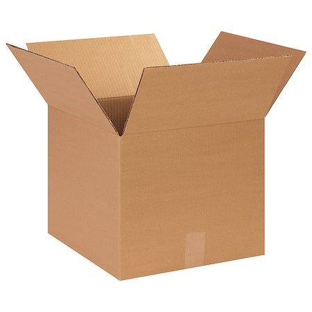14 in x 14 in x 12 in Shipping Box, Kraft, Corrugate, Single Wall, 32 ECT