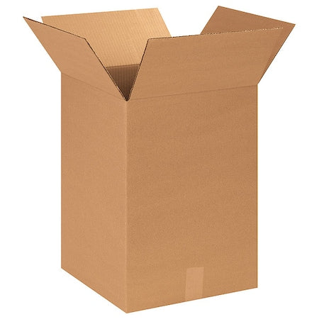 14 in x 14 in x 19 in Shipping Box, Kraft, Corrugate, Single Wall, 32 ECT