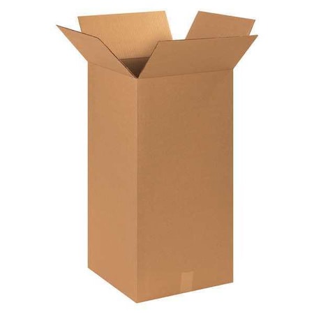 14 in x 14 in x 30 in Shipping Box, Kraft, Corrugate, Single Wall, 32 ECT