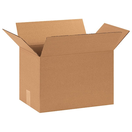 15 in x 10 in x 10 in Shipping Box, Kraft, Corrugate, Single Wall, 32 ECT