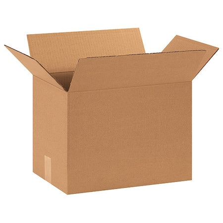 15 in x 10 in x 14 in Shipping Box, Kraft, Corrugate, Single Wall, 32 ECT