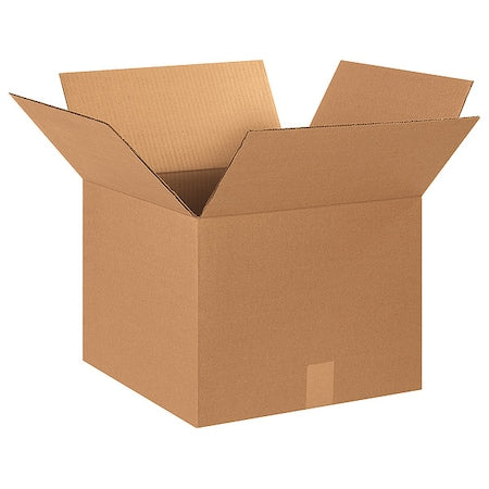 15 in x 15 in x 12 in Shipping Box, Kraft, Corrugate, Single Wall, 32 ECT