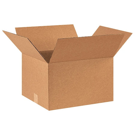 16 in x 14 in x 10 in Shipping Box, Kraft, Corrugate, Single Wall, 32 ECT