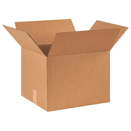 16 in x 14 in x 12 in Shipping Box, Kraft, Corrugate, Single Wall, 32 ECT