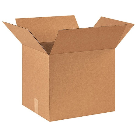 16 in x 14 in x 14 in Shipping Box, Kraft, Corrugate, Single Wall, 32 ECT