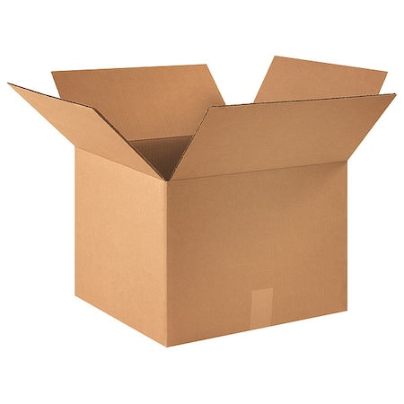 16 in x 16 in x 12 in Shipping Box, Kraft, Corrugate, Single Wall, 32 ECT