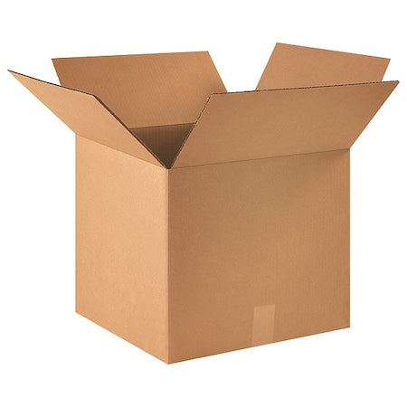 16 in x 16 in x 14 in Shipping Box, Kraft, Corrugate, Single Wall, 32 ECT