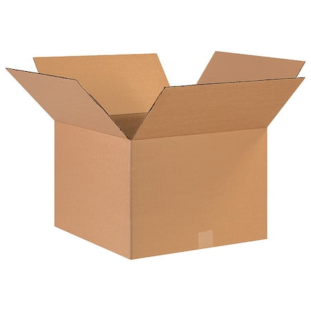17 in x 17 in x 12 in Shipping Box, Kraft, Corrugate, Single Wall, 32 ECT