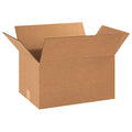17 in x 12 in x 10 in Shipping Box, Kraft, Corrugate, Single Wall, 32 ECT