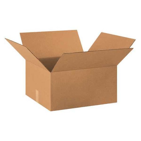 20 in x 18 in x 10 in Shipping Box, Kraft, Corrugate, Single Wall, 32 ECT
