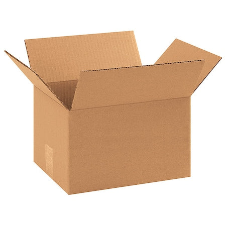 11 1/4 in x 8 3/4 in x 8 in Shipping Box, Kraft, Corrugate, Single Wall, 32 ECT