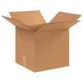 12-1/2 in x 12 1/2 in x 12 in Shipping Box, Kraft, Corrugate, Single Wall, 32 ECT