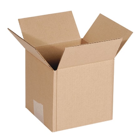 4 in x 4 in x 4 in Shipping Box, Kraft, Corrugate, Single Wall, 32 ECT
