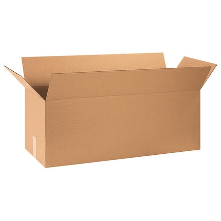 32 in x 12 in x 12 in Shipping Box, Kraft, Corrugate, Single Wall, 32 ECT