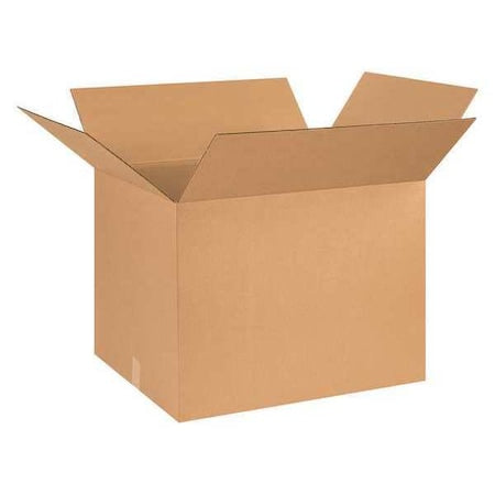 26 in x 20 in x 20 in Shipping Box, Kraft, Corrugate, Single Wall, 32 ECT