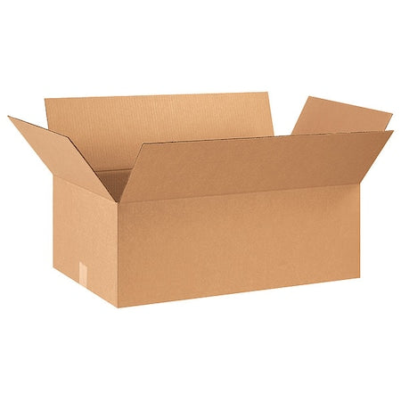 28 in x 16 in x 10 in Shipping Box, Kraft, Corrugate, Single Wall, 32 ECT
