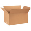 28 in x 16 in x 14 in Shipping Box, Kraft, Corrugate, Single Wall, 32 ECT