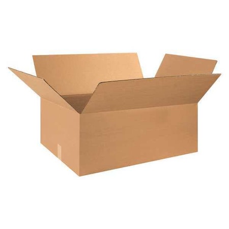 28 in x 20 in x 12 in Shipping Box, Kraft, Corrugate, Single Wall, 32 ECT
