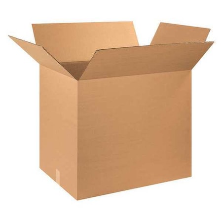 28 in x 20 in x 25 in Shipping Box, Kraft, Corrugate, Single Wall, 32 ECT