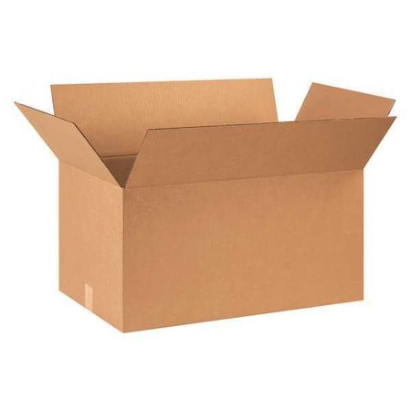 29 in x 17 in x 15 in Shipping Box, Kraft, Corrugate, Single Wall, 32 ECT