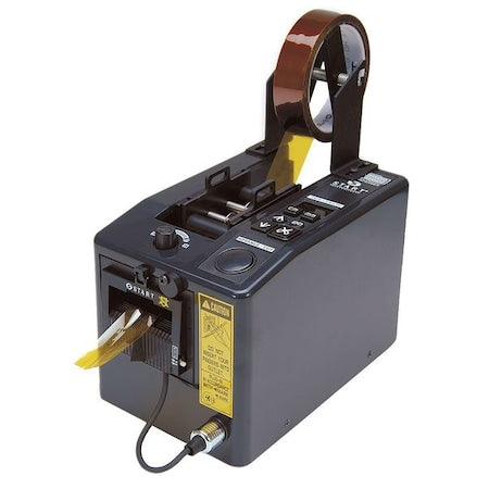 Tape Dispenser, 2 in Max. Tape Width. 7 in Tape Core Dia, Black
