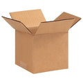 5 in x 5 in x 4 in Shipping Box, Kraft, Corrugate, Single Wall, 32 ECT