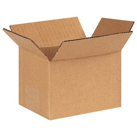 6 in x 4 in x 4 in Shipping Box, Kraft, Corrugate, Single Wall, 32 ECT