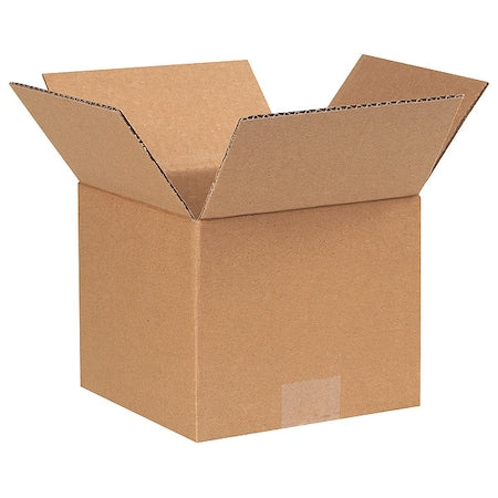 7 in x 7 in x 6 in Shipping Box, Kraft, Corrugate, Single Wall, 32 ECT