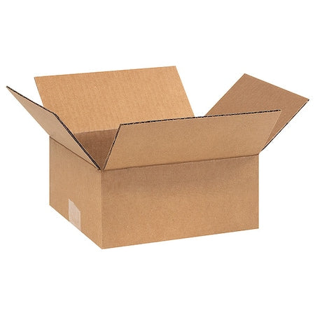9 in x 8 in x 4 in Shipping Box, Kraft, Corrugate, Single Wall, 32 ECT