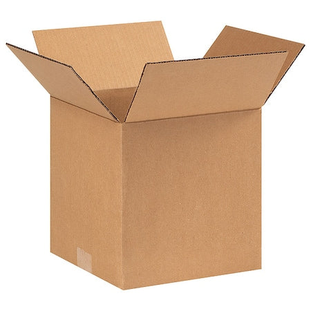 9 in x 9 in x 9 in Shipping Box, Kraft, Corrugate, Single Wall, 32 ECT