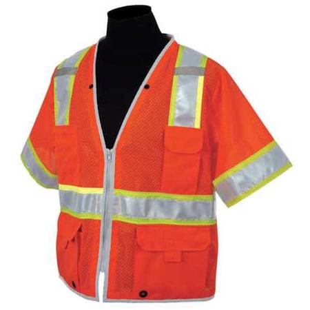Large Class 3 High Visibility Vest, Orange