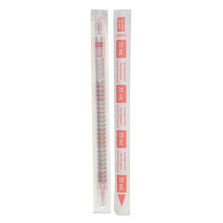 25mL Pipet, Individually Wrap/Bag, PK200