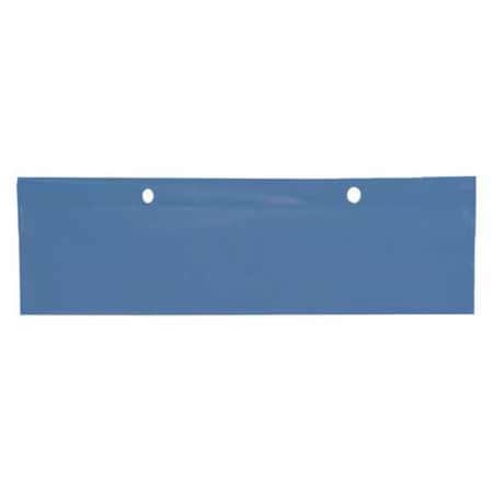 Clear Plastic Conductive ESD Label Holder, 8 1/2 in L, 2 1/2 in W