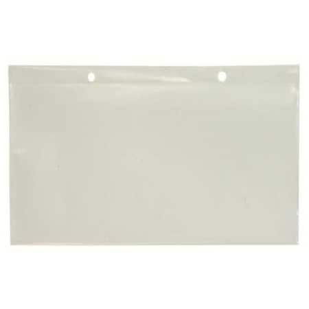 Clear Plastic Conductive ESD Label Holder, 5 1/2 in L, 5 1/4 in W