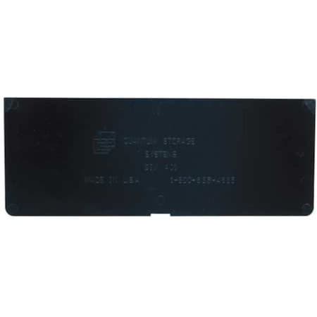 Plastic Divider, Black, 5 1/2 in L, 2 1/4 in H, 4 PK