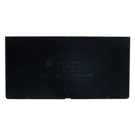 Black, Plastic Divider, 4 PK